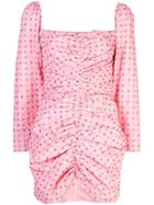 Markarian Ruched Short Dress - Pink