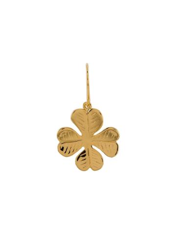 Aurelie Bidermann Four-leaf Clover Pendant Earrings - Gold