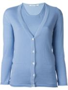 Agnona Cashmere Twin-set, Women's, Size: 42, Blue, Cashmere