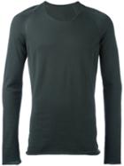 Label Under Construction - Crew Neck Jumper - Men - Cotton - 50, Grey, Cotton