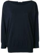 Stefano Mortari Boat Neck Knitted Jumper - Blue