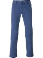 Jacob Cohen Slim Fit Jeans, Men's, Size: 40, Blue, Cotton/spandex/elastane