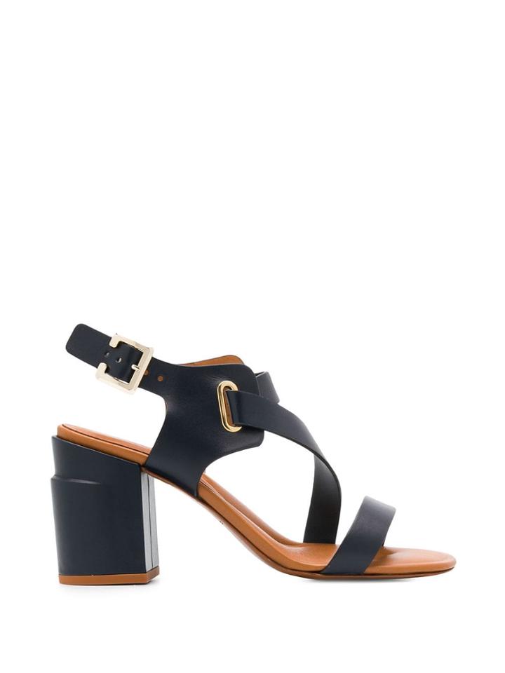 Clergerie Block Heel Sandals - Blue