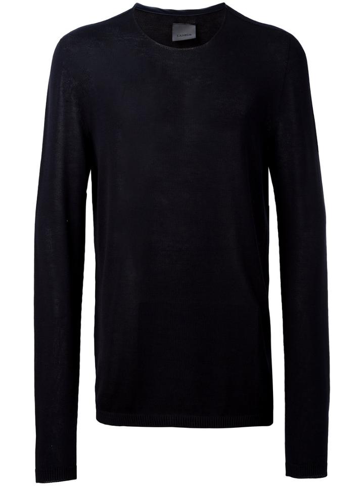 Laneus - Crew Neck Jumper - Men - Cotton - 50, Blue, Cotton