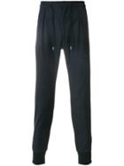 Paul Smith Check Tailored Joggers - Blue