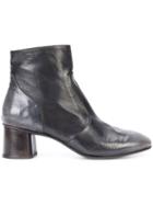 Silvano Sassetti Almond Toe Ankle Boots - Black