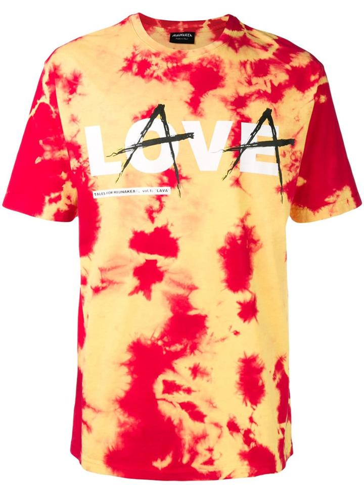 Mauna Kea Tie-dye Printed T-shirt - Yellow