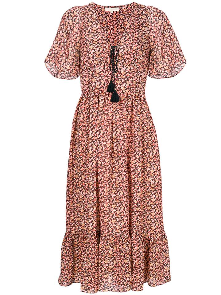 Vanessa Bruno Floral Day Dress - Red