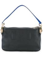 Sacai Constrast Strap Boxy Tote Bag, Women's, Black, Calf Hair