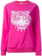 Kenzo 'tiger' Sweatshirt, Women's, Size: Small, Pink/purple, Polyester/triacetate