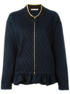 Marni Ruffle Hem Bomber Jacket