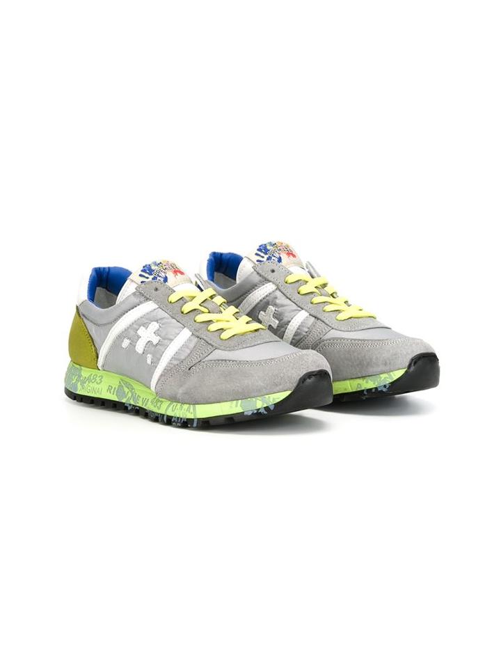 Premiata Kids Sky Sneakers, Boy's, Size: 34, Grey