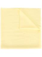 Loro Piana Frayed Trim Scarf, Women's, Yellow/orange, Silk/cashmere