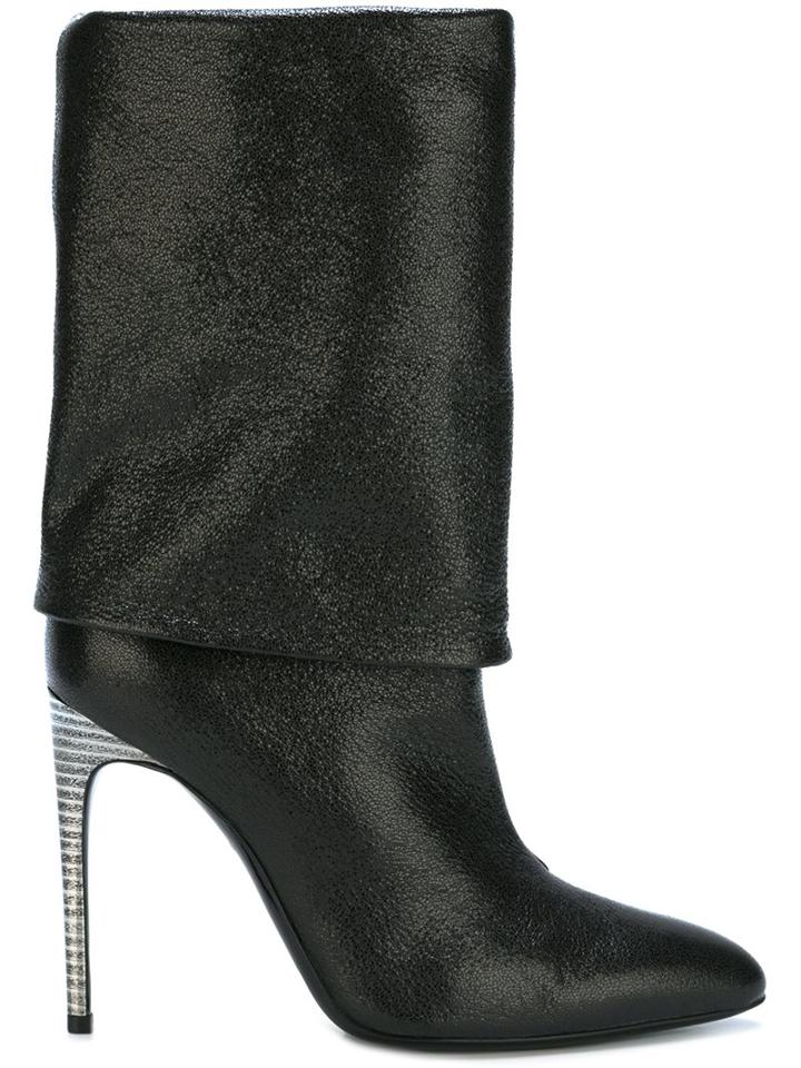 Pollini High Heel Fold Over Boots