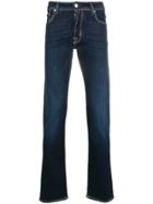 Jacob Cohen Iconic Tag Slim Jeans - Blue