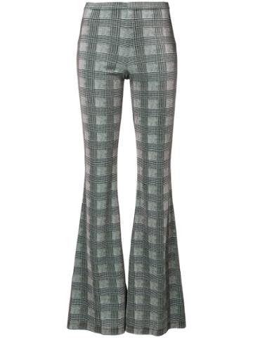 Black Coral Flared Trousers