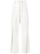 Mm6 Maison Margiela Elasticated Waist Trousers - White