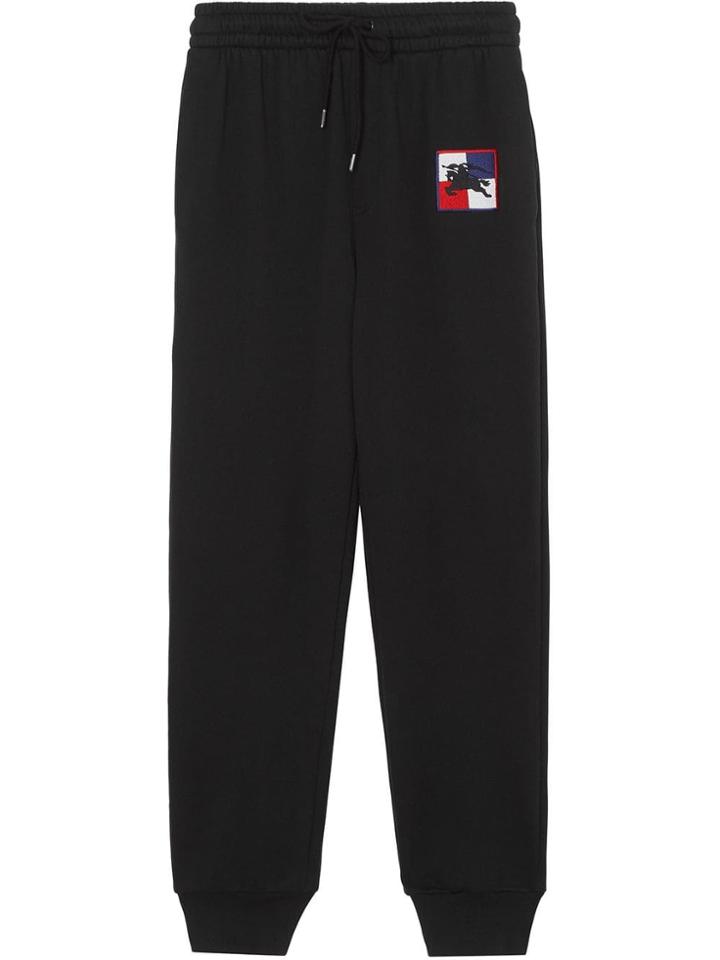 Burberry Chequer Ekd Track Pants - Black