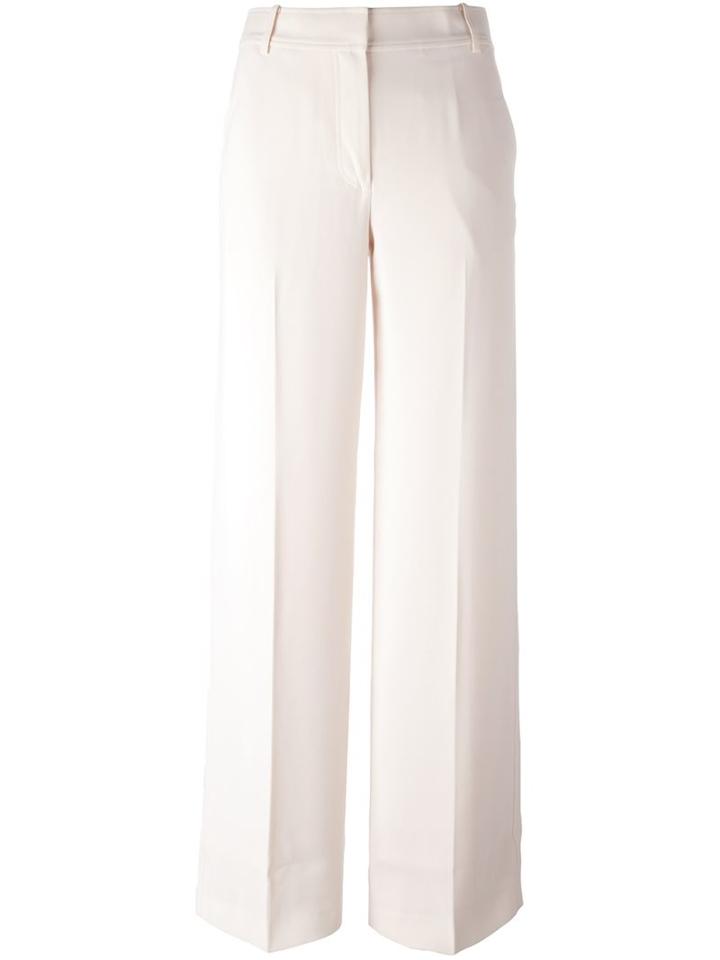 T By Alexander Wang Crepe Palazzo Pants, Women's, Size: 4, Nude/neutrals, Polyester
