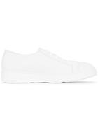 Santoni Lace Up Trainers - White