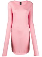 Ann Demeulemeester Long Stretch Fit Sweatshirt - Pink