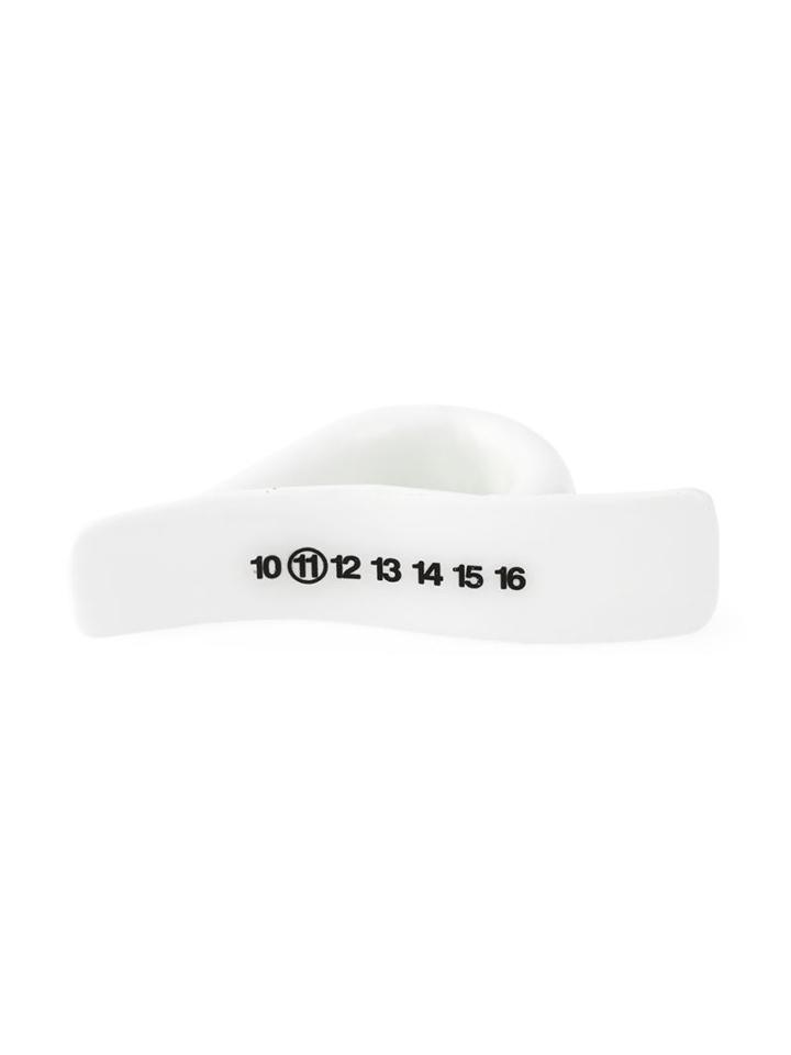 Maison Margiela Numbered Ring, Women's, White, Brass