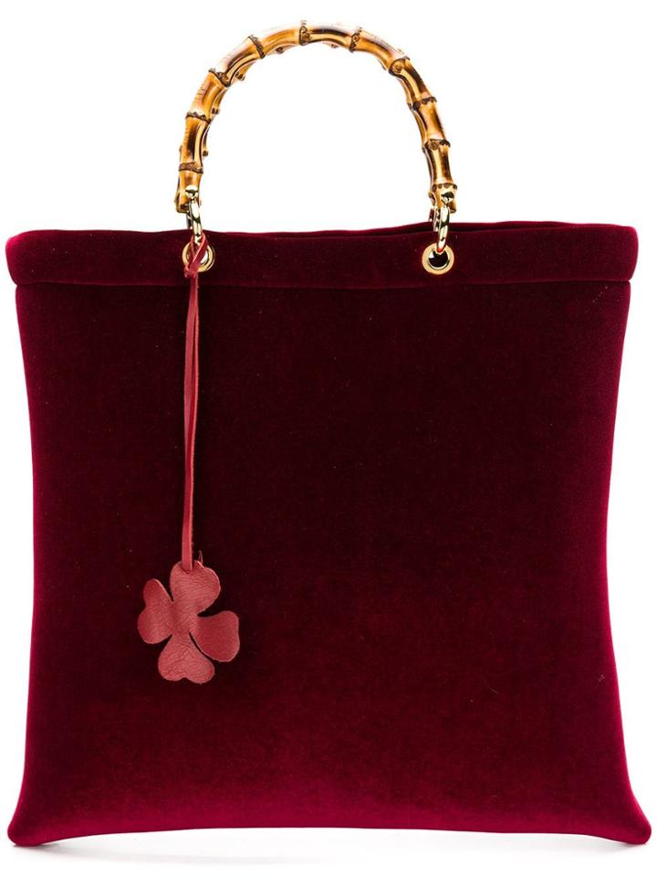 Danielapi Clover Detail Tote Bag - Red