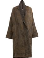 Uma Wang Cauliflower Oversized Coat - Brown