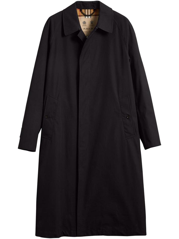 Burberry Extra Long Car Coat - Black