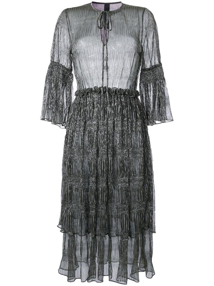 Romance Was Born 'ave Maria' Ruched Dress, Women's, Size: 10, Polyester/metallized Polyester