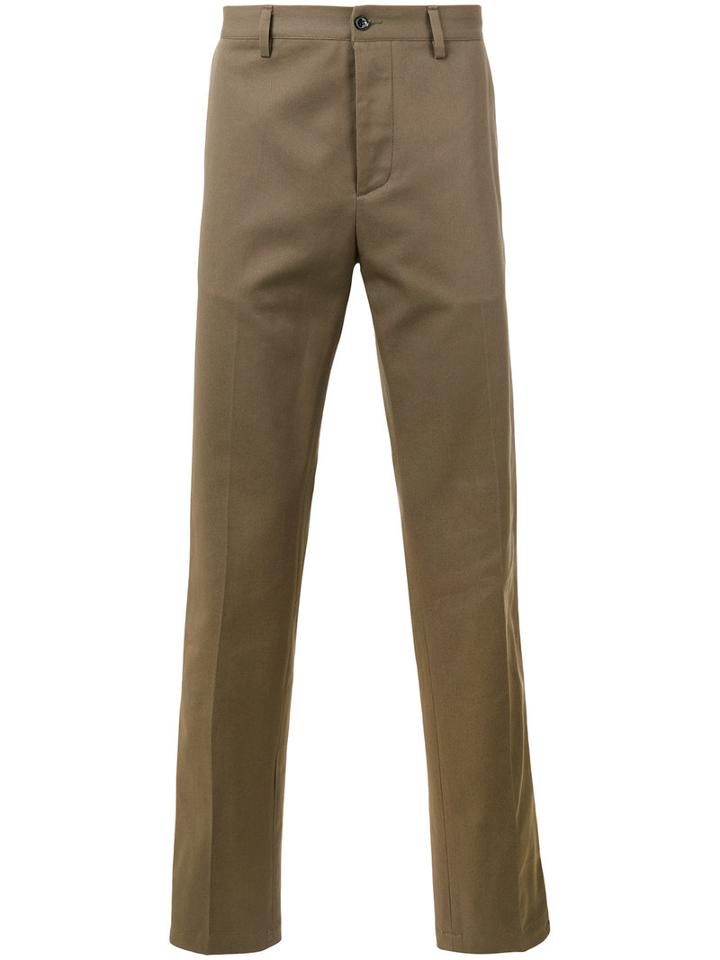 Mp Massimo Piombo - Tapered Trousers - Men - Cotton - 50, Green, Cotton