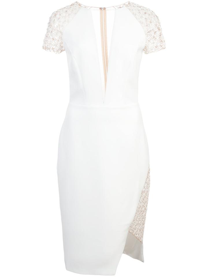Patbo Embroidered Details Dress - White