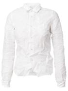Junya Watanabe Comme Des Garçons Crinkled Shirt, Women's, Size: Xs, White, Polyester