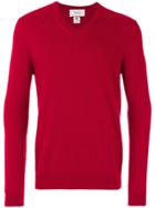 Pringle Of Scotland V-neck Jumper - Red