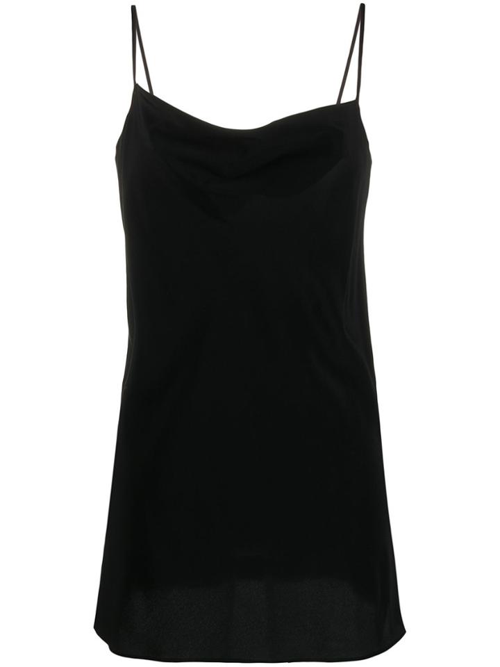 Unconditional Cowl Neck Top - Black