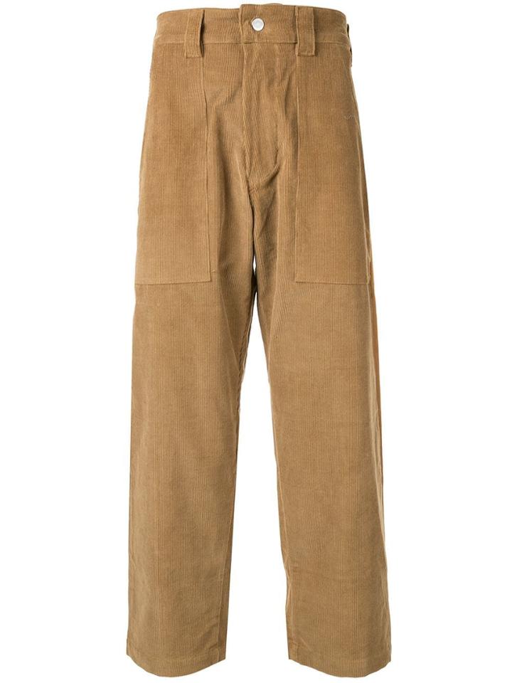 Billy Los Angeles Loose Trousers With Patch Pocket - Brown