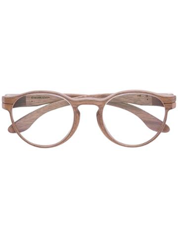 Herrlicht Round Framed Glasses - Brown