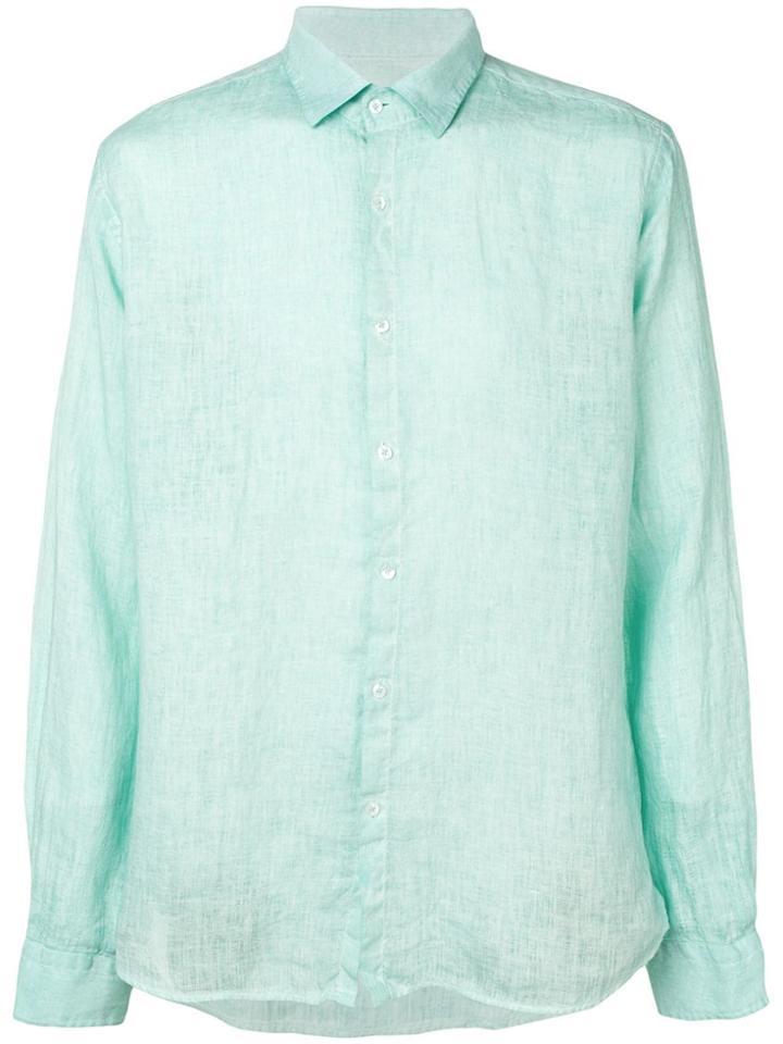 Karl Lagerfeld Crease Effect Shirt - Blue