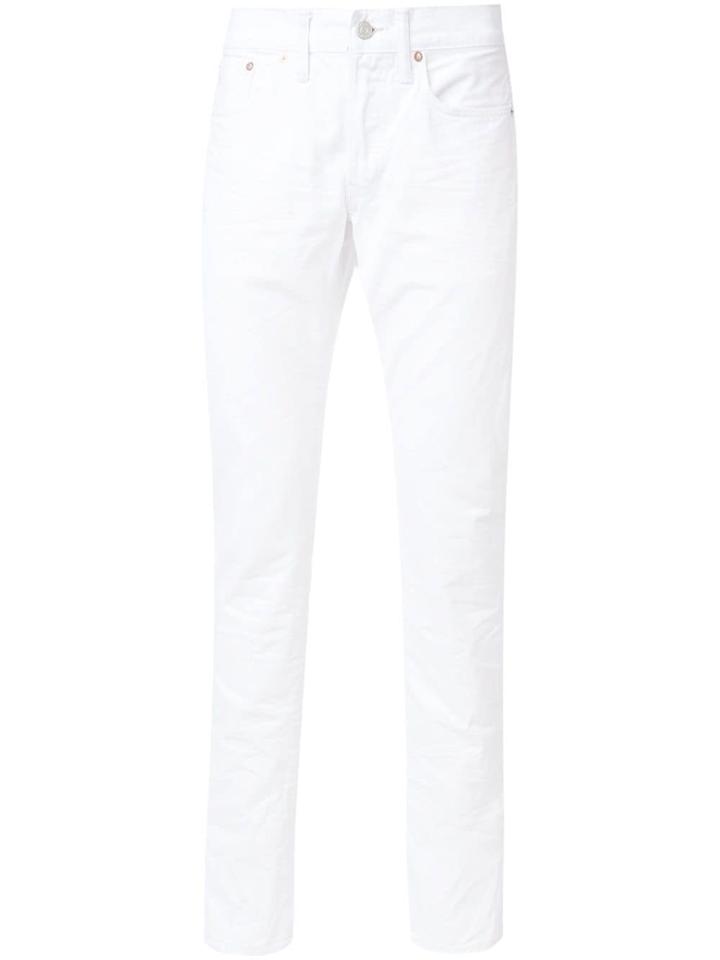 Rrl Slim Fit Jeans - White