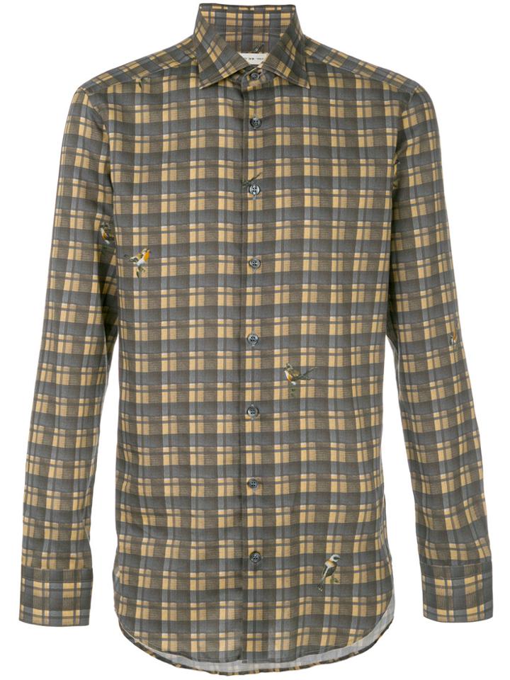 Etro Check Classic Fit Shirt - Multicolour