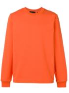 Helmut Lang Crew Neck Sweatshirt - Orange