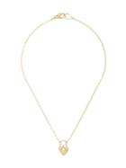 Loree Rodkin 18kt Gold Pavé Diamond Padlock Necklace - Yellow