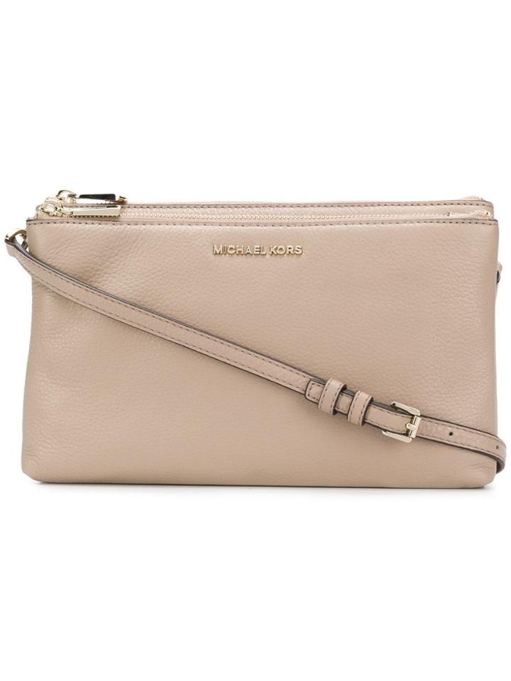 Michael Michael Kors Adele Shoulder Bag - Nude & Neutrals