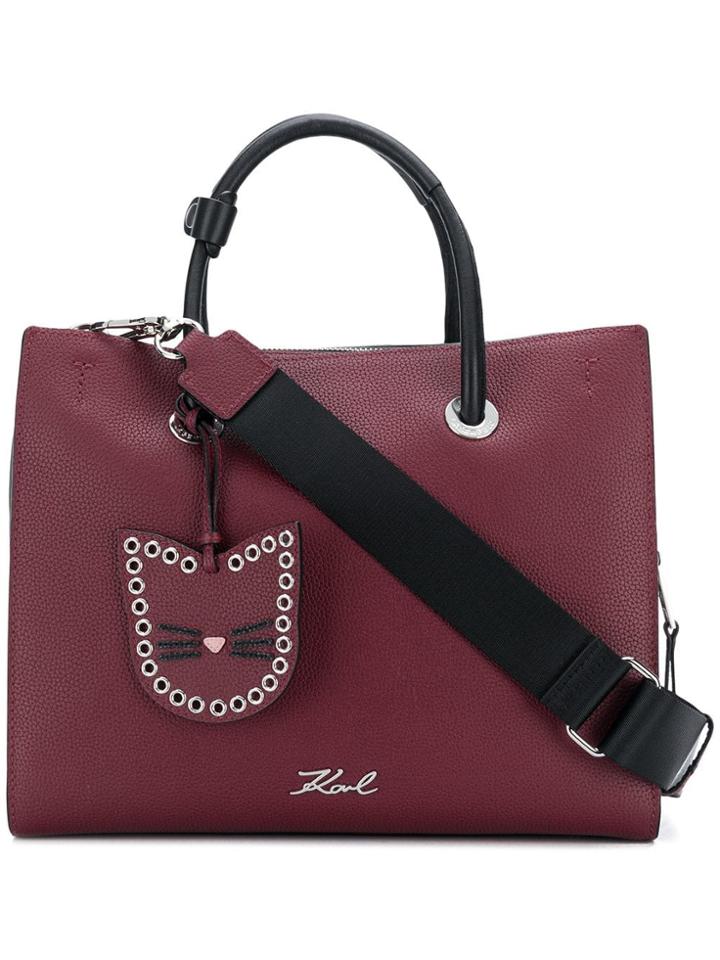 Karl Lagerfeld K/karry All Shopper Tote - Red