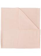 Elisabetta Franchi Frayed Scarf - Pink & Purple