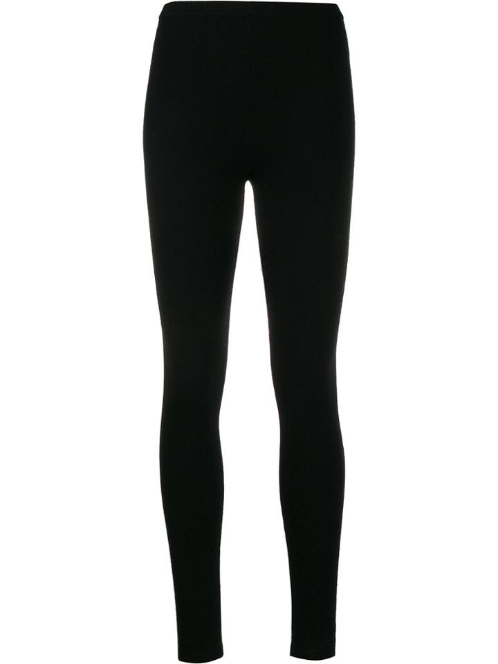 Kristensen Du Nord Cashmere Mid-rise Leggings - Black