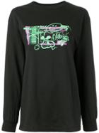 Cityshop Printed Sweatshirt - Black
