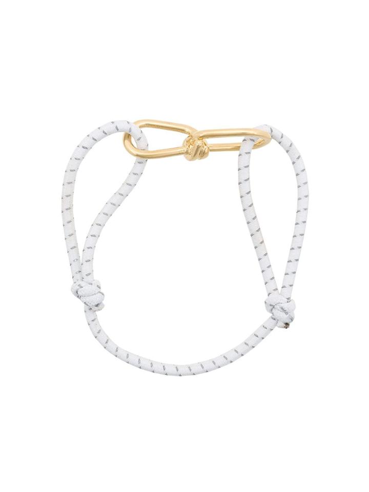 Annelise Michelson Small Wire Cord Bracelet - White