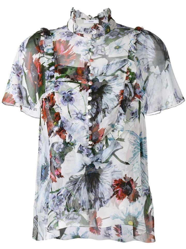Erdem Bessa Floral Print Top - Multicolour