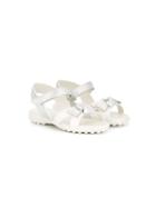 Tod S Kids Bow Detail Sandals, Girl's, Size: 24, Grey